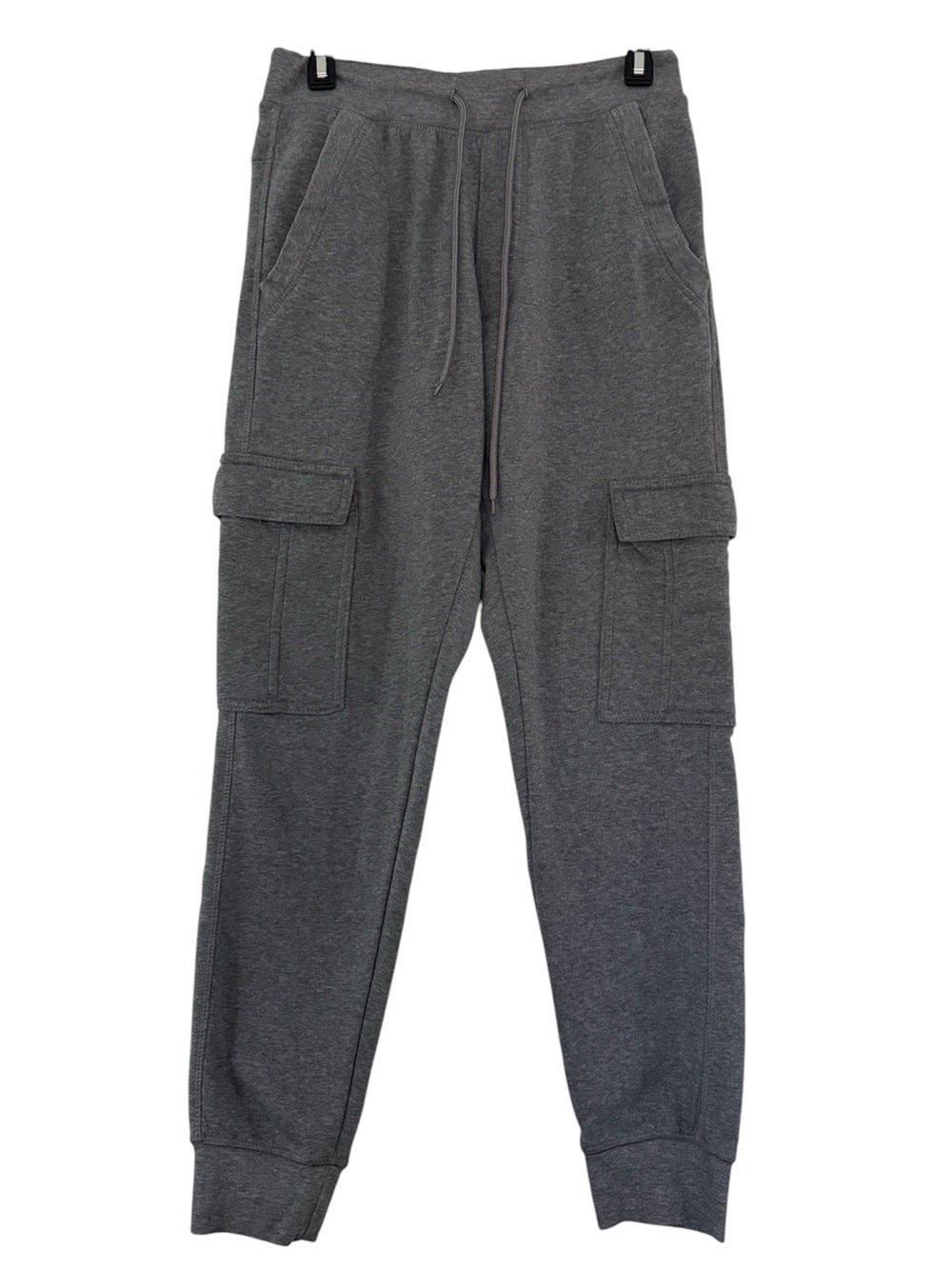 Monument Men's Gray Cargo Jogger Pants - Comfortable Everyday Sweatpants Medium